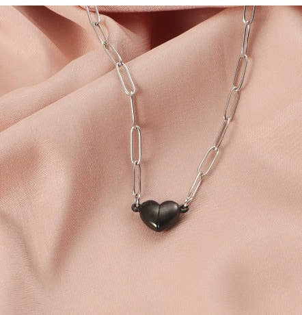 Collana con Cuore Divisibile | Acciaio Inox placcato oro 18K