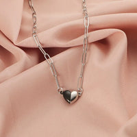 Collana con Cuore Divisibile | Acciaio Inox placcato oro 18K