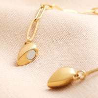 Collana con Cuore Divisibile | Acciaio Inox placcato oro 18K