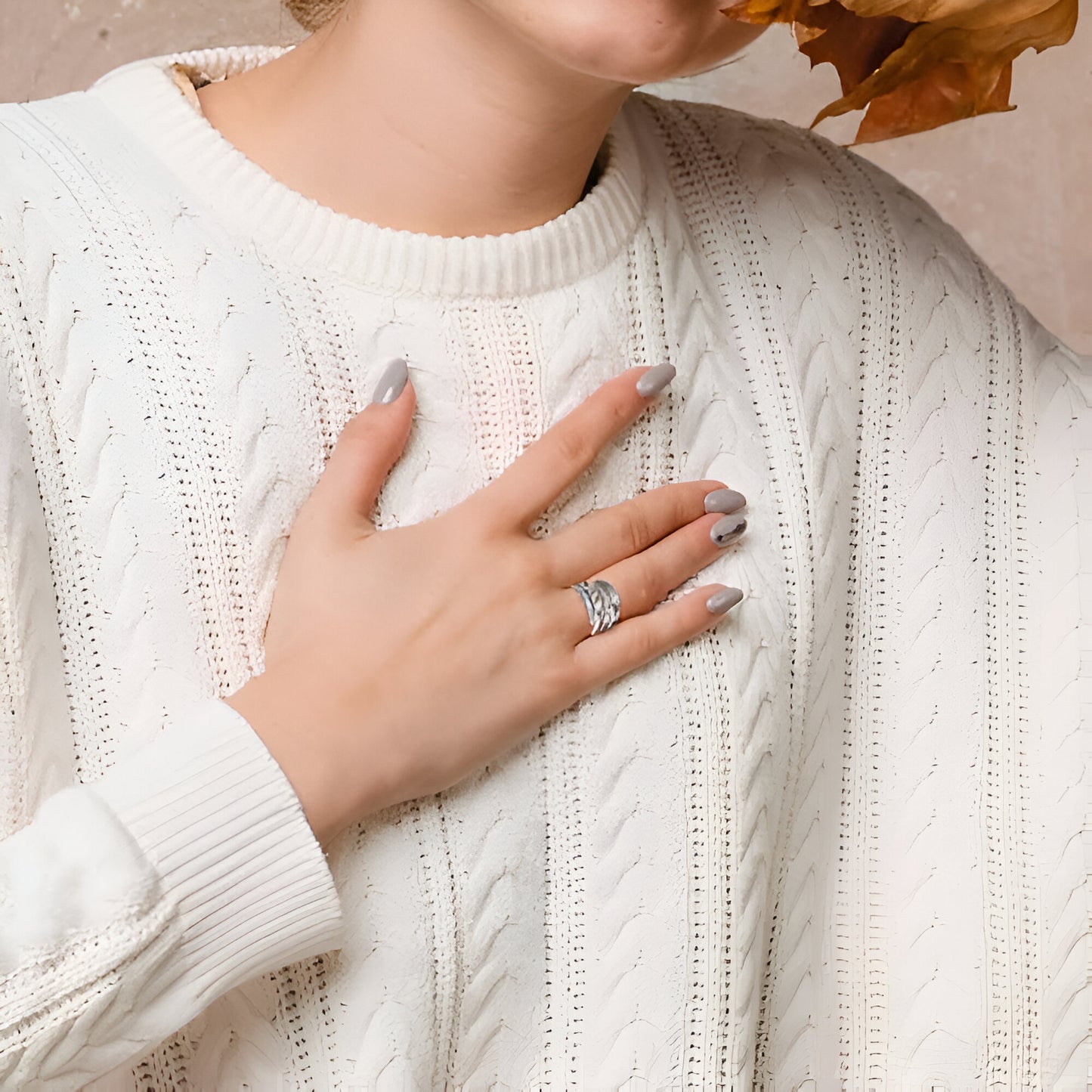 Anello Piuma d’Angelo™ – Protezione Sempre con Te