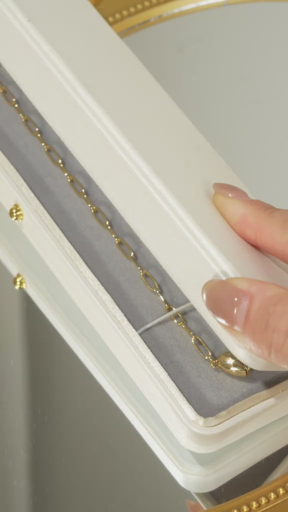 Collana con Cuore Divisibile | Acciaio Inox placcato oro 18K video