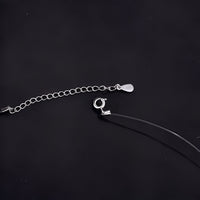 Collana Trasparente con Effetto Invisibile - Moissanite
